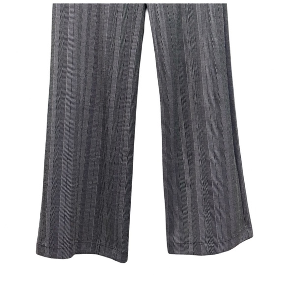 Lysse Women's Herringbone Wide-Leg Dress Pants. Black, Gray Size Small - Picture 5 of 11